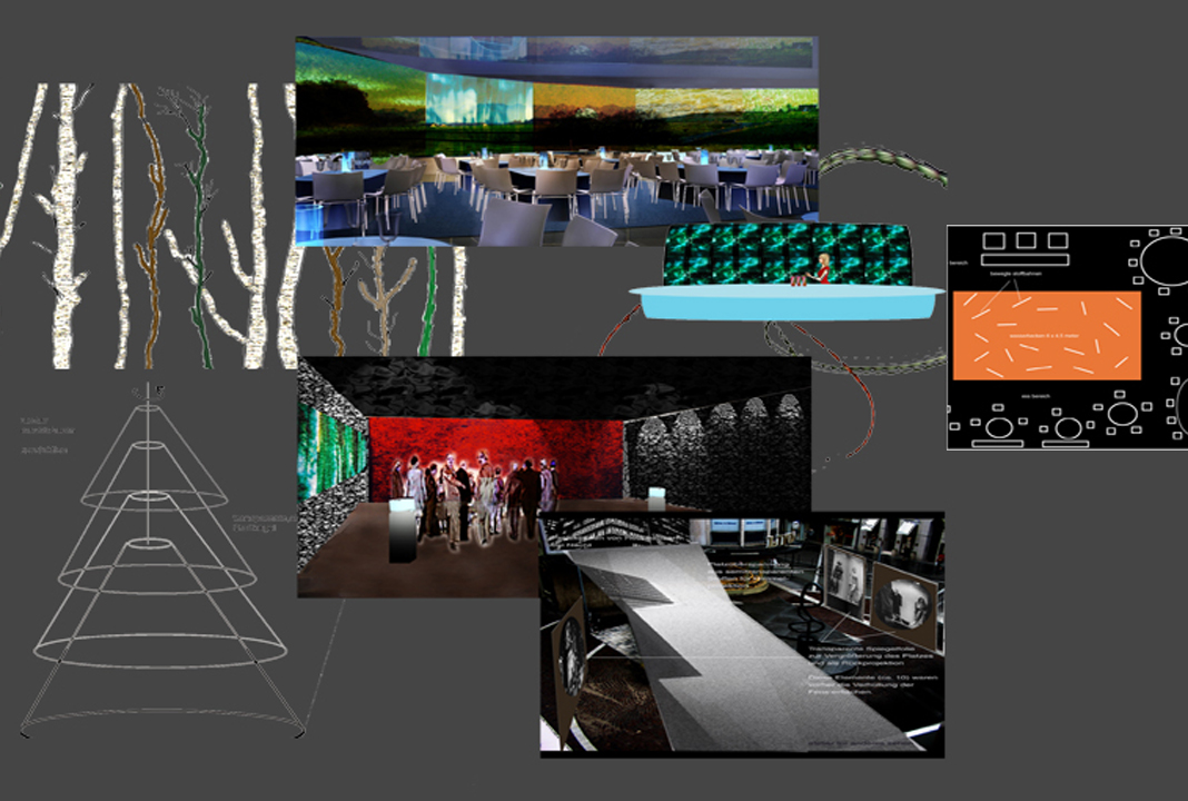 Videoinstallation aspekt b – Projektion und Raumgestaltung, Ansicht 12