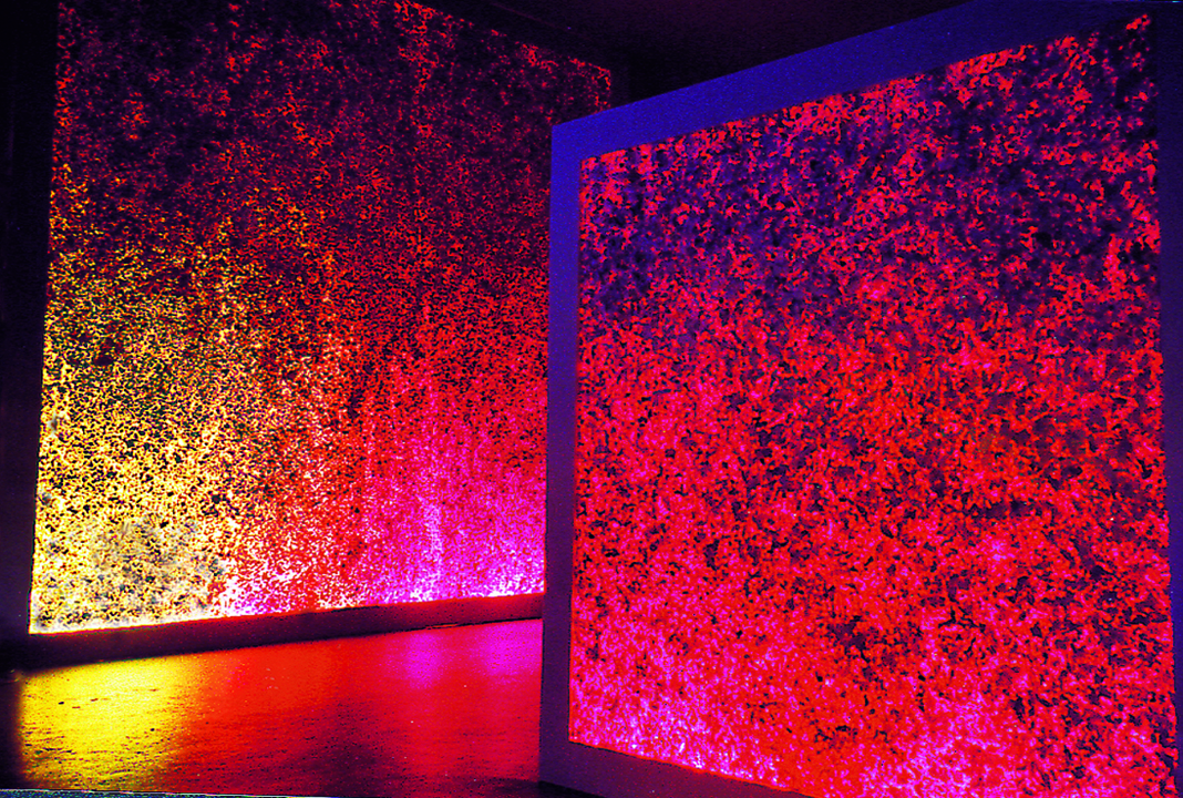 Lichtkunst aspekt b – Lichtinstallation im Raum, Ansicht 7