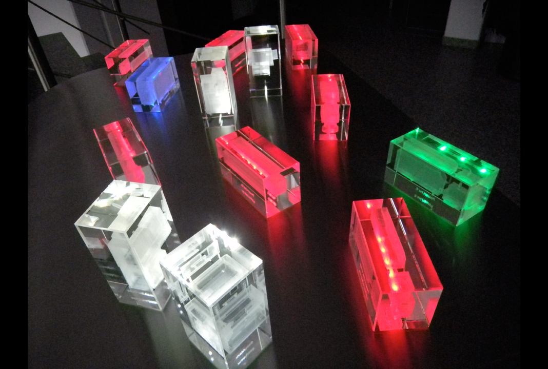 Lichtkunst aspekt b – Lichtinstallation im Raum, Ansicht 10